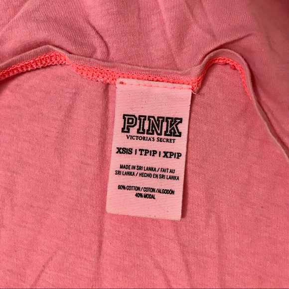 PINK Victoria Secret Low Back Tee - Picture 3 of 4